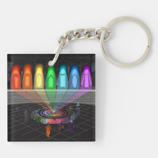 The First Step Sleutelhanger (Achterkant)