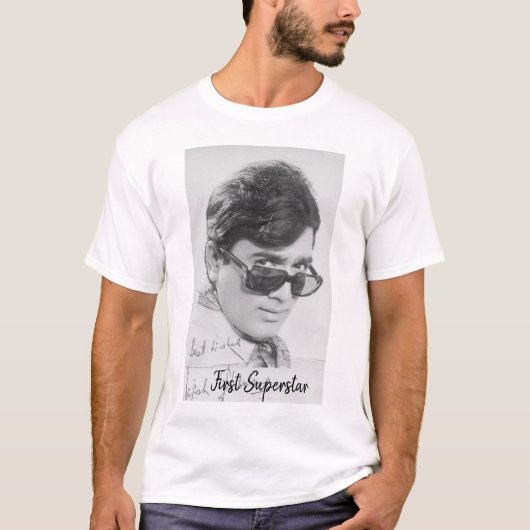 The First Superstar Anand Forever King of Romance  T-shirt (Voorkant)