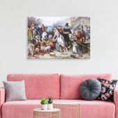 The First Thanksgiving by Jean Ferris c. 1912 Canvas Afdruk (Insitu (Woonkamer))