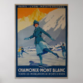 the first winter olympics 1924 poster (Voorkant)