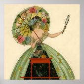 "The Fish Bowl" van Umberto Brunelleschi Poster (Voorkant)