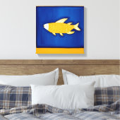 The Fish Canvas Afdruk (Insitu (Slaapkamer))