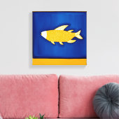 The Fish Canvas Afdruk (Insitu (Woonkamer))