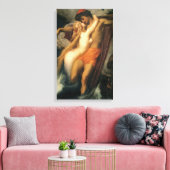 The Fisherman and the Syren (door Frederic Leighto Canvas Afdruk (Insitu (Woonkamer))