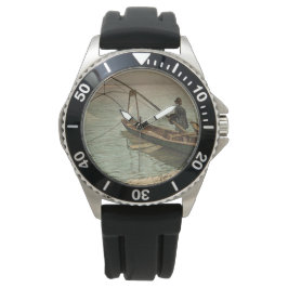 The Fisherman (door Max Kurzweil) Horloge