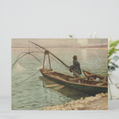 The Fisherman (door Max Kurzweil) Kaart (Staand voorkant)