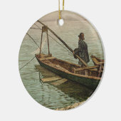The Fisherman (door Max Kurzweil) Keramisch Ornament (Links)