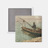 The Fisherman (door Max Kurzweil) Magneet (Voorkant / Achterkant)