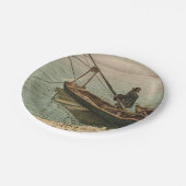 The Fisherman (door Max Kurzweil) Papieren Bordje (Gekanteld)