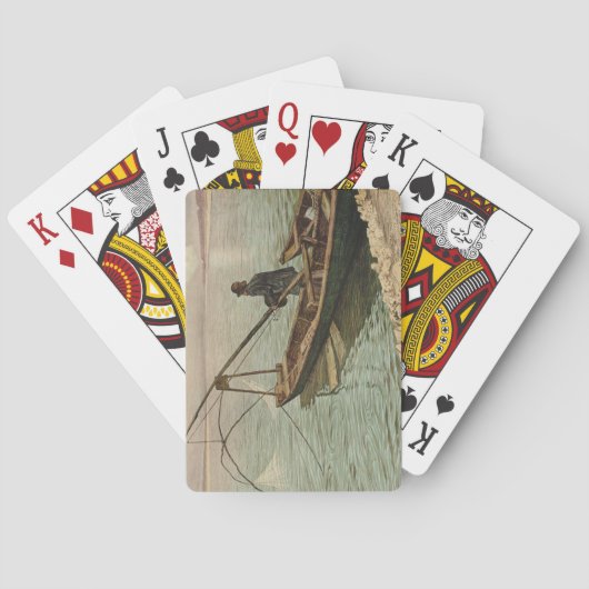The Fisherman (door Max Kurzweil) Pokerkaarten (Achterkant)