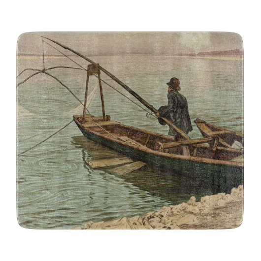 The Fisherman (door Max Kurzweil) Snijplank (Voorkant)