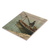 The Fisherman (door Max Kurzweil) Tegeltje (Zijkant)