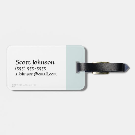 The Five Armies Character Graphic Bagagelabel (Achterkant horizontaal)