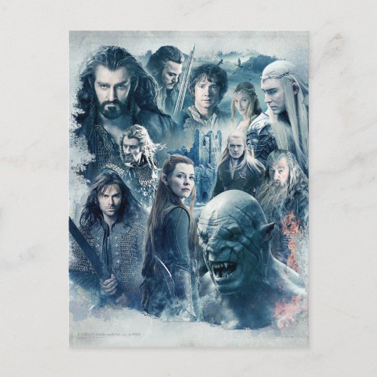 The Five Armies Character Graphic Briefkaart (Voorkant)