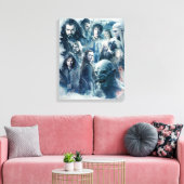 The Five Armies Character Graphic Canvas Afdruk (Insitu (Woonkamer))