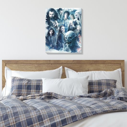 The Five Armies Character Graphic Canvas Afdruk (Insitu (Slaapkamer))
