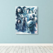 The Five Armies Character Graphic Canvas Afdruk (Insitu (Houten vloer))