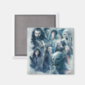 The Five Armies Character Graphic Magneet (Voorkant / Achterkant)