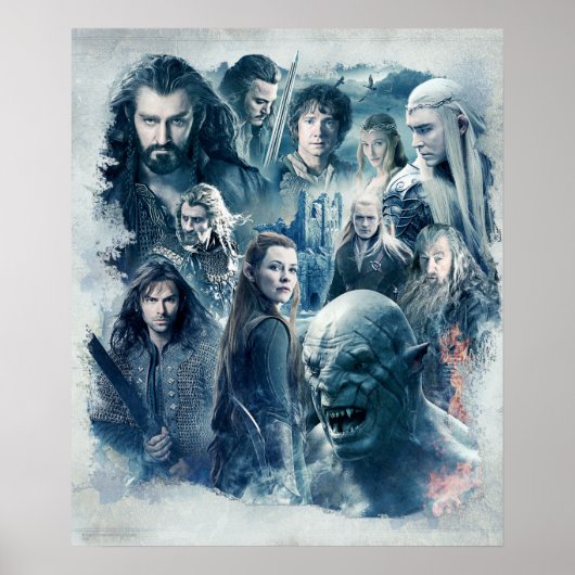 The Five Armies Character Graphic Poster (Voorkant)