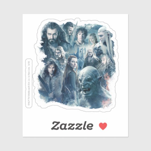 The Five Armies Character Graphic Sticker (Vel)
