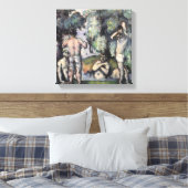 The Five Bathers, c.1875-77 Canvas Afdruk (Insitu (Slaapkamer))