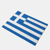 The flag of Greece Deurmat (Schuin)