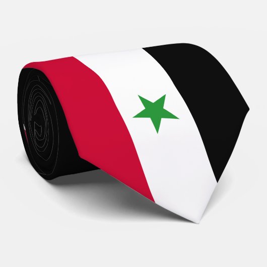 The Flag of Syria Stropdas (Opgerold)
