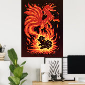 The Flame Tailed Fox Within Poster (Thuiskantoor)