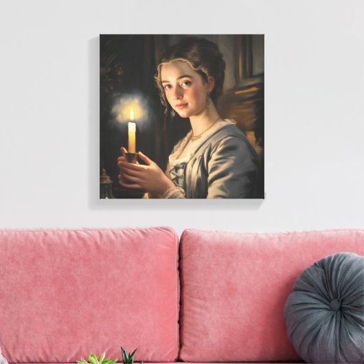 The Flame Within Canvas Afdruk (Insitu (Woonkamer))