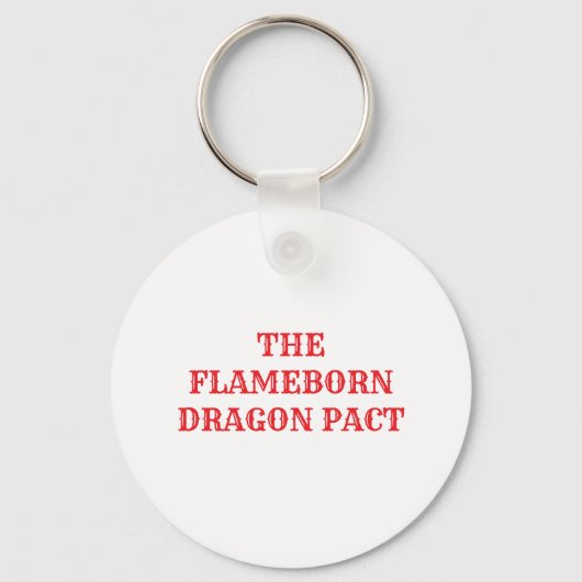 The Flameborn Dargon Pact Sleutelhanger (Achterkant)