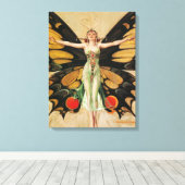 The Flapper, 1922, door Joseph Christelijk Leyende Canvas Afdruk (Insitu (Houten vloer))