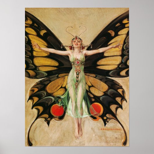 The Flapper, 1922, door Joseph Christelijk Leyende Poster (Voorkant)