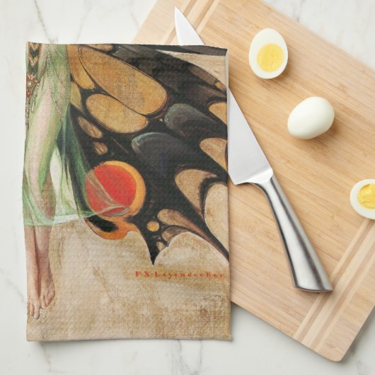 The Flapper, 1922, door Joseph Christelijk Leyende Theedoek (Quarter Fold)