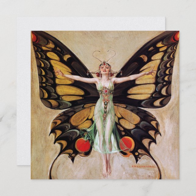 The Flapper Girl's Metamorphosis to Butterfly 1922 (Voorkant / Achterkant)
