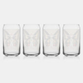 The Flapper Girl's Metamorphosis to Butterfly 1922 Blikvorm Glas (Achterkant)