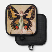 The Flapper Girl's Metamorphosis to Butterfly 1922 Pannenlap (Voorkant / Achterkant)