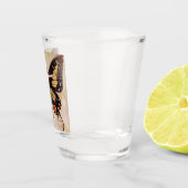 The Flapper Girl's Metamorphosis to Butterfly 1922 Shot Glas (Rechts)