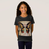 The Flapper Girl's Metamorphosis to Butterfly 1922 T-shirt (Voorkant volledig)