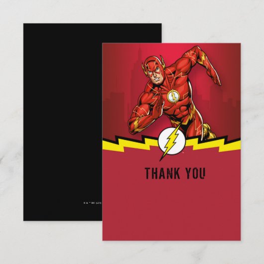 The Flash Birthday Bedankt (Voorkant / Achterkant)
