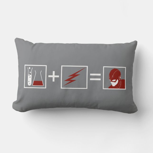 The Flash | Flash-vergelijking Kussen (Voorkant)