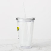 The Flash Naam & Bliksemschicht Logo Acryl Drinkbeker (Links)