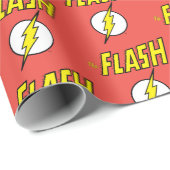 The Flash Naam & Bliksemschicht Logo Cadeaupapier (Rol Hoek)