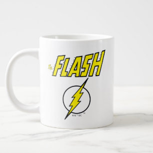 The Flash Naam & Bliksemschicht Logo Grote Koffiekop