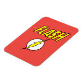 The Flash Naam & Bliksemschicht Logo Magneet (Linkerzijde)