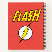 The Flash Naam & Bliksemschicht Logo Notitieboek (Achterkant)