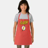 The Flash Naam & Bliksemschicht Logo Schort (Insitu)