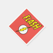 The Flash Naam & Bliksemschicht Logo Servet (Hoek)