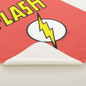 The Flash Naam & Bliksemschicht Logo Sherpa Deken (3/4)