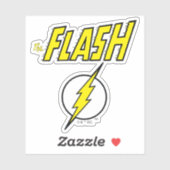 The Flash Naam & Bliksemschicht Logo Sticker (Vel)
