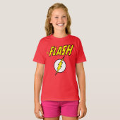 The Flash Naam & Bliksemschicht Logo T-shirt (Voorkant volledig)